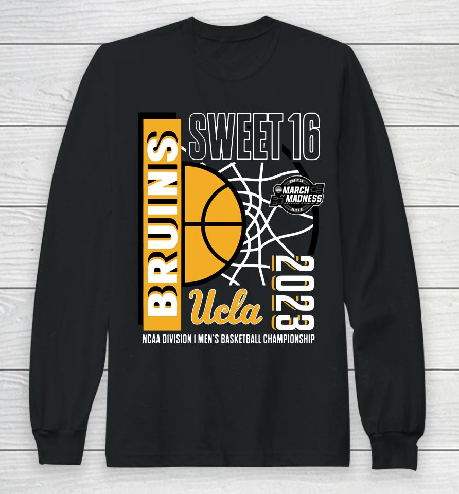 Ucla Bruins 2023 Ncaa Men's Basketball Tournament March Madness Sweet 16 Long Sleeve T-Shirt