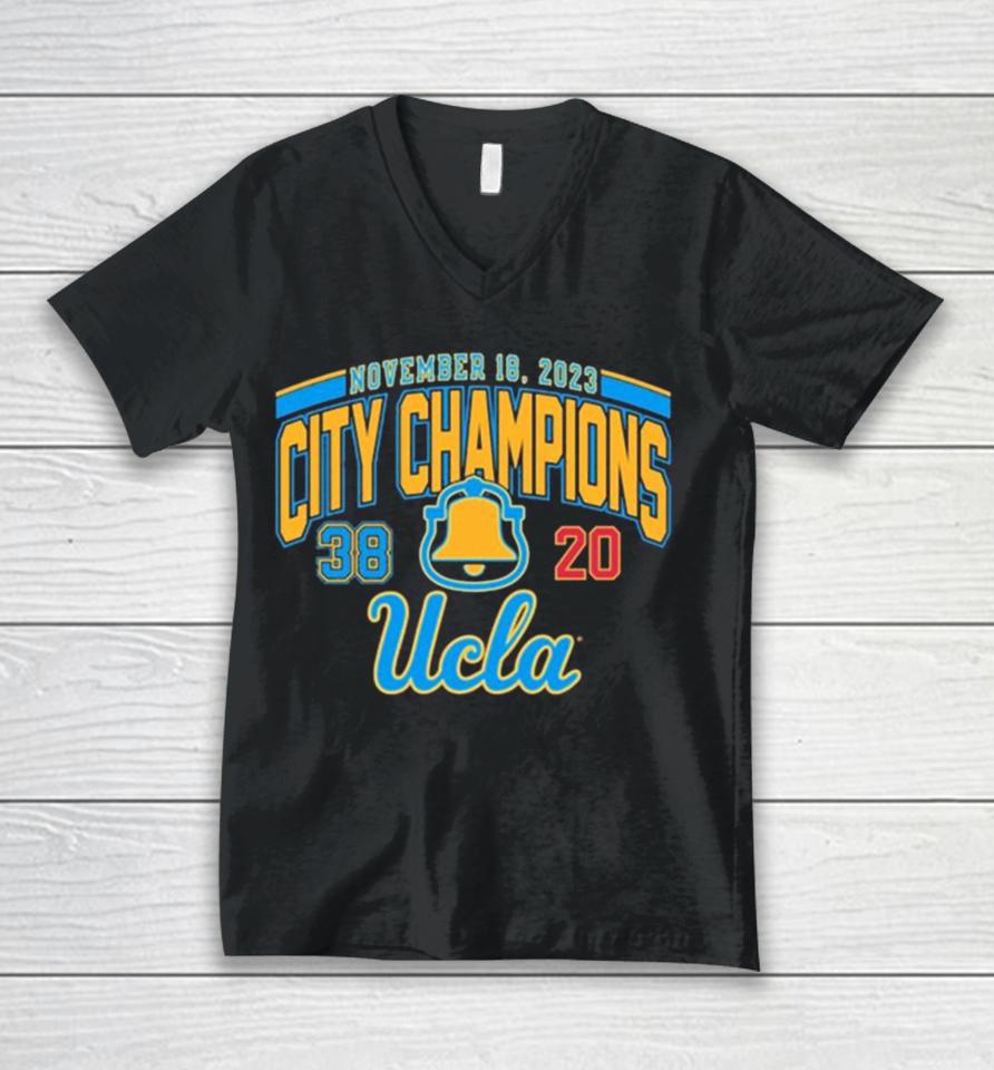 Ucla Bruins 2023 Rivalry Victory City Champions Unisex V-Neck T-Shirt