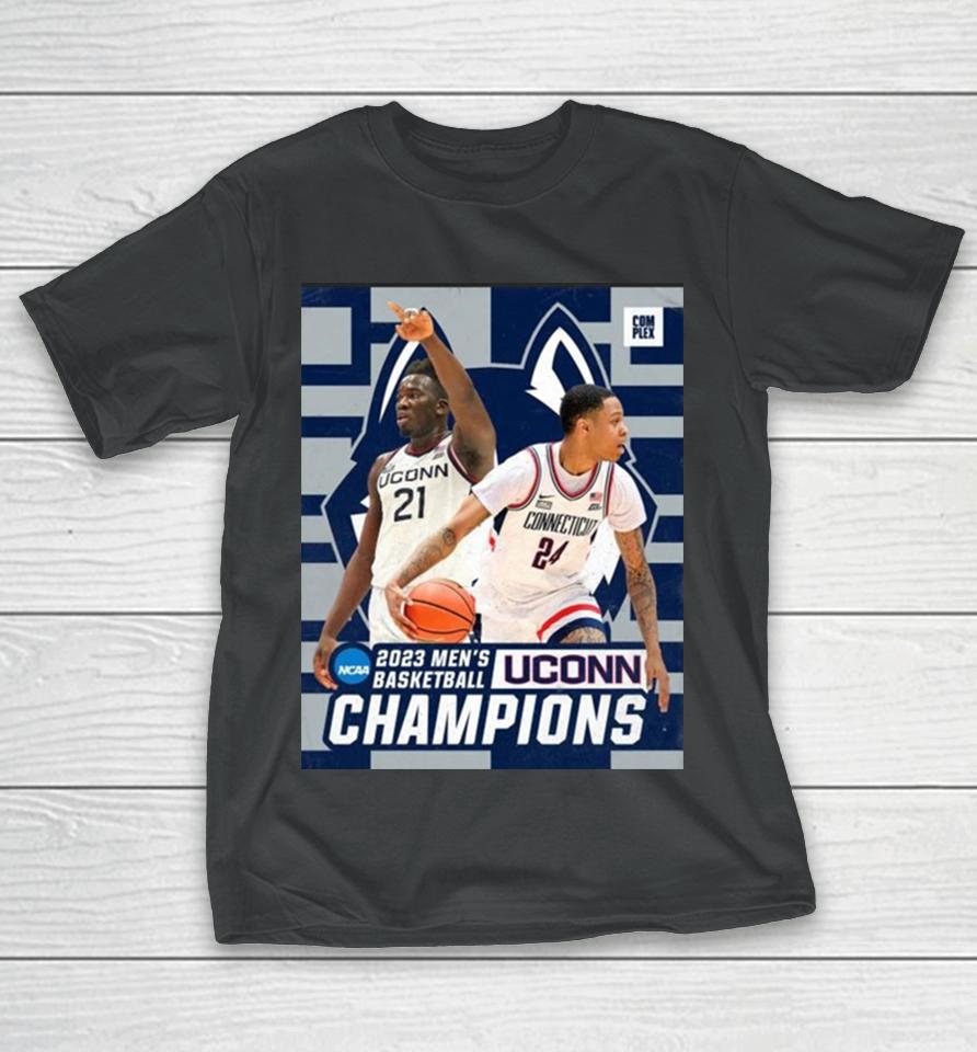 Uconn Huskies 2023 Men’s Basketball Champions T-Shirt