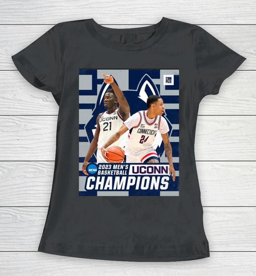 Uconn Huskies 2023 Men’s Basketball Champions Women T-Shirt