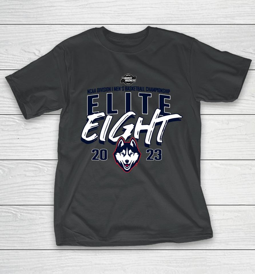 Uconn Huskies 2023 Ncaa Men's Basketball Tournament March Madness Elite Eight Team T-Shirt