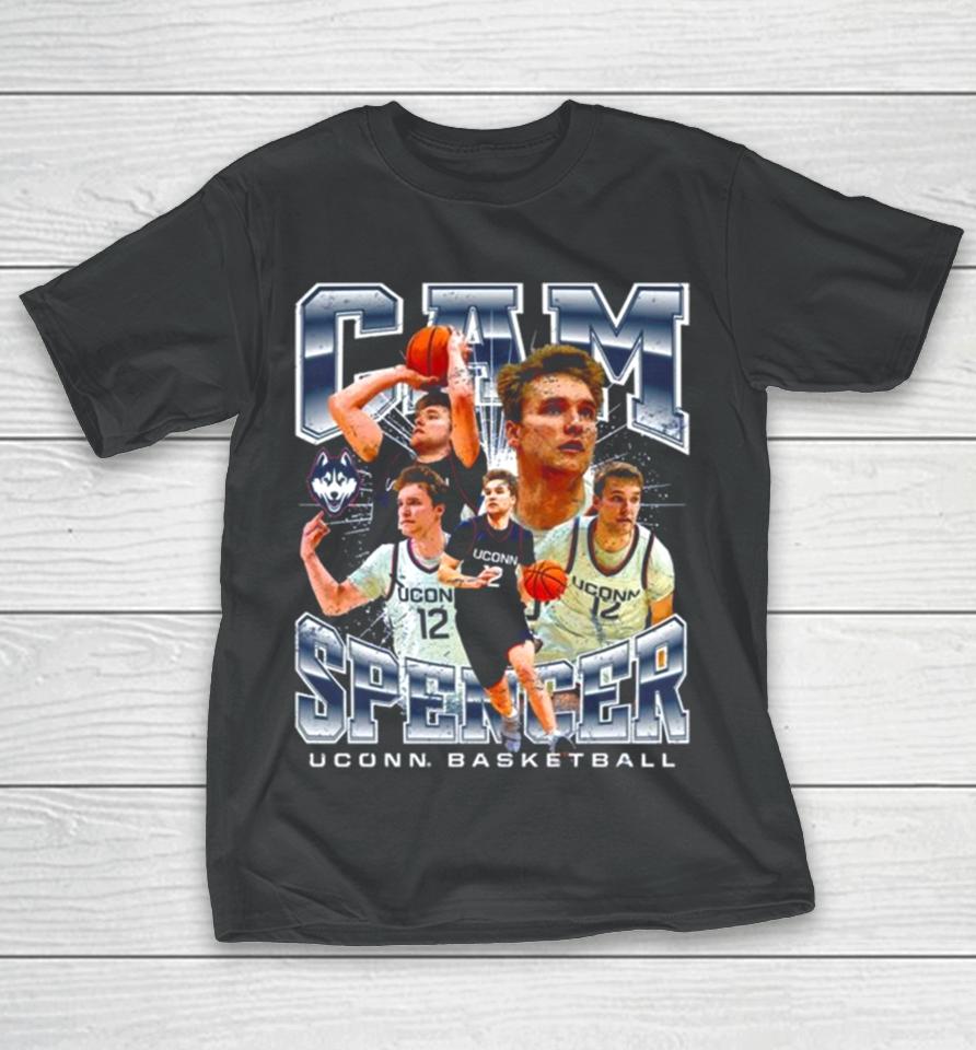Uconn Huskies 2024 Ncaa Men’s Basketball Cameron Spencer 2023 – 2024 Post Season T-Shirt