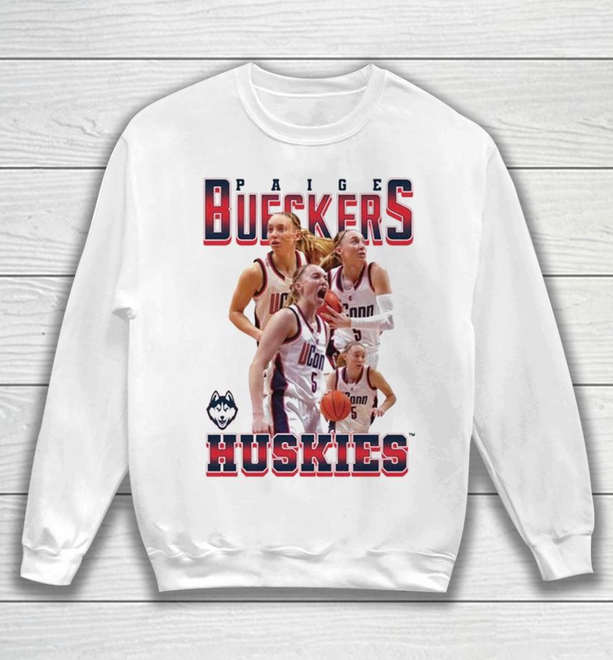 Uconn Huskies 2024 Ncaa Men’s Basketball Paige Bueckers 2023 – 2024 Post Season Sweatshirt