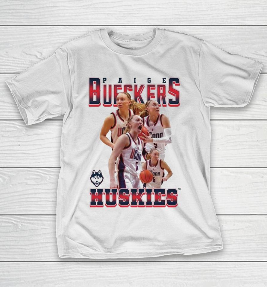 Uconn Huskies 2024 Ncaa Men’s Basketball Paige Bueckers 2023 – 2024 Post Season T-Shirt