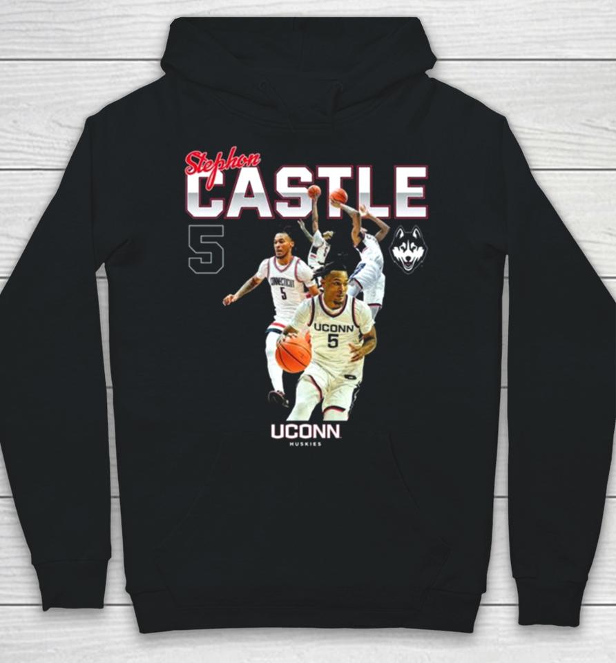 Uconn Huskies 2024 Ncaa Men’s Basketball Stephon Castle 2023 – 2024 Post Season Hoodie