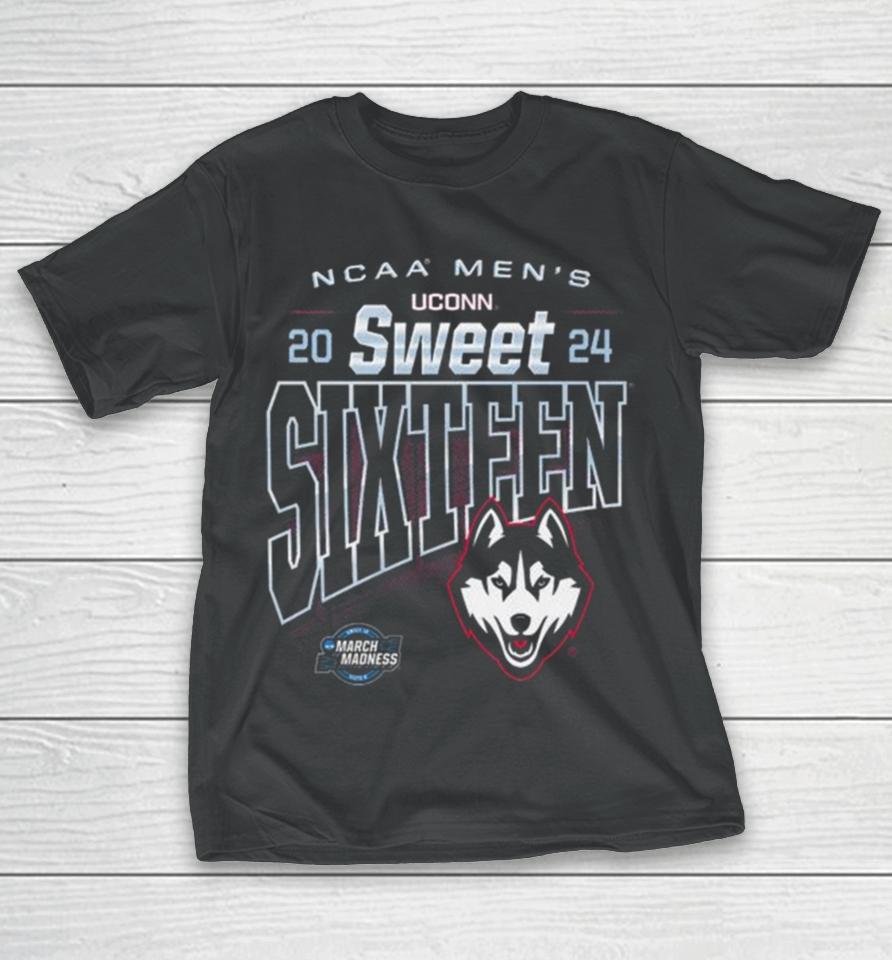 Uconn Huskies 2024 Ncaa Men’s Basketball Sweet Sixteen T-Shirt