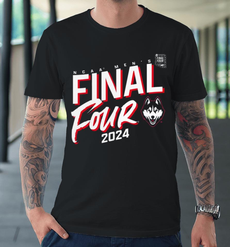 Uconn Huskies 2024 Ncaa Men’s Basketball Tournament March Madness Final Four Elite Pursuit Premium T-Shirt