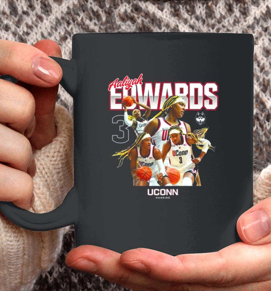 Uconn Huskies 2024 Ncaa Women’s Basketball Aaliyah Edwards 2023 – 2024 Post Season Coffee Mug