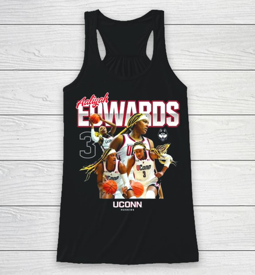 Uconn Huskies 2024 Ncaa Women’s Basketball Aaliyah Edwards 2023 – 2024 Post Season Racerback Tank