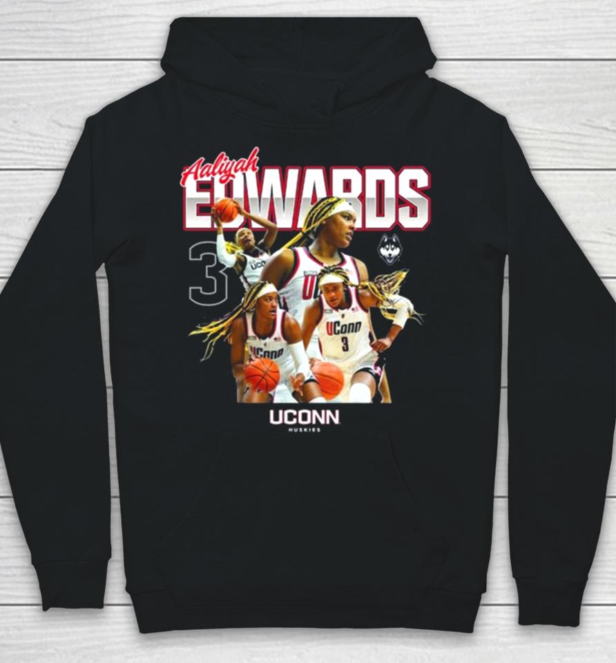 Uconn Huskies 2024 Ncaa Women’s Basketball Aaliyah Edwards 2023 – 2024 Post Season Hoodie