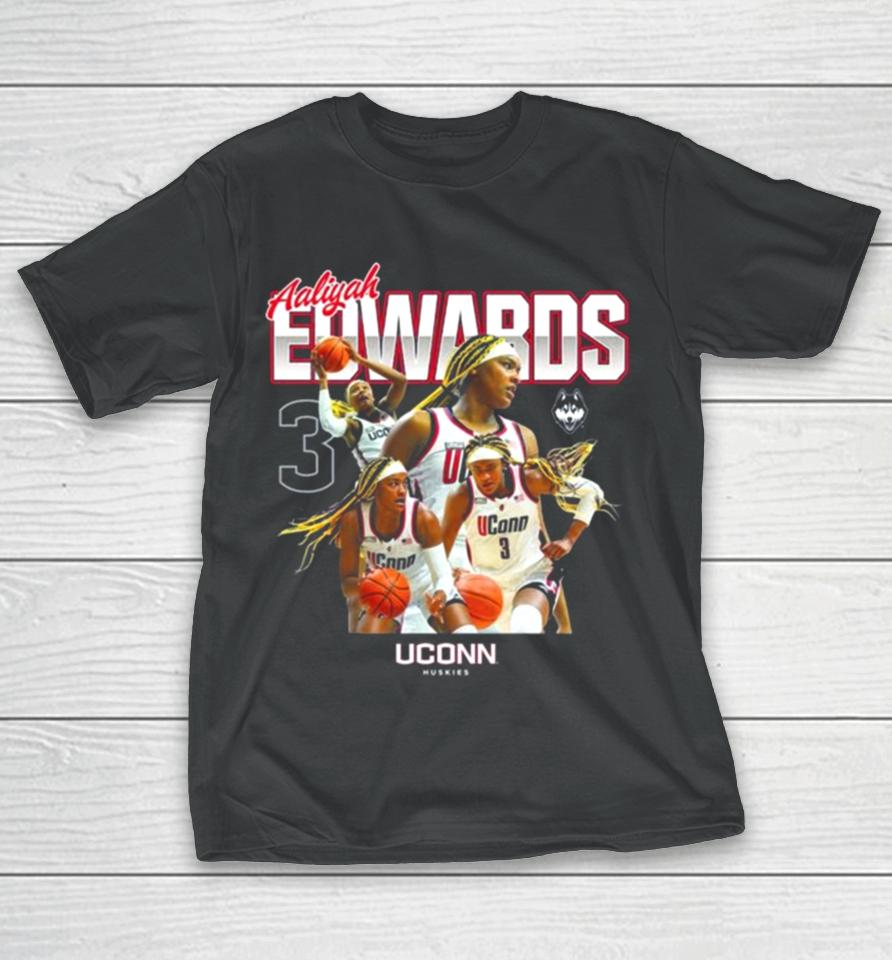 Uconn Huskies 2024 Ncaa Women’s Basketball Aaliyah Edwards 2023 – 2024 Post Season T-Shirt