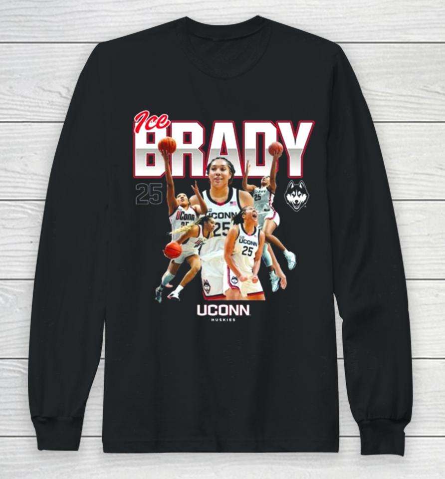 Uconn Huskies 2024 Ncaa Women’s Basketball Ice Brady 2023 – 2024 Post Season Long Sleeve T-Shirt
