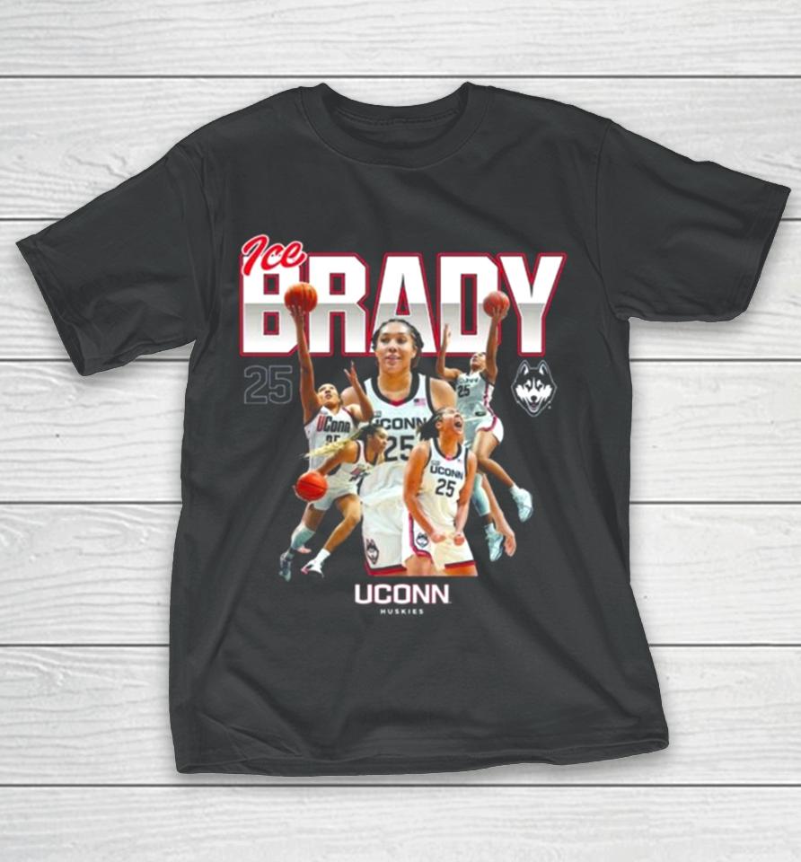 Uconn Huskies 2024 Ncaa Women’s Basketball Ice Brady 2023 – 2024 Post Season T-Shirt
