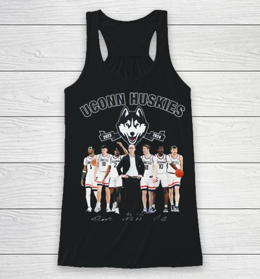 Uconn Huskies Men’s Basketball 2023 2024 Signatures Racerback Tank