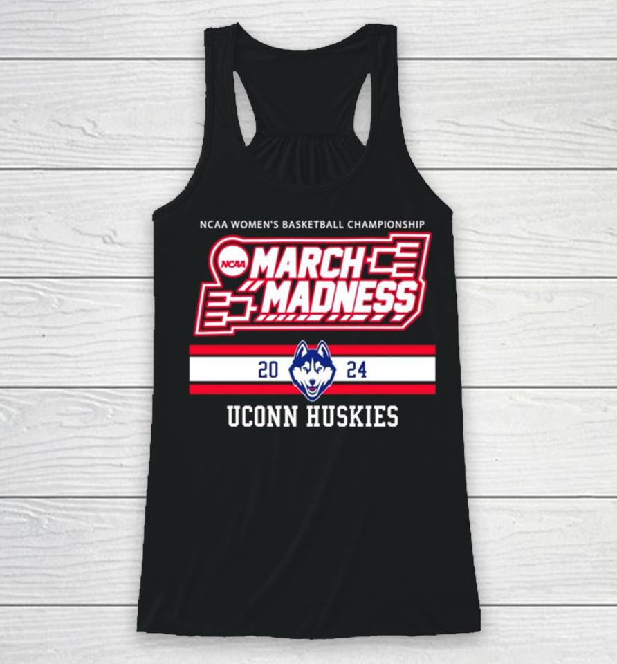 Uconn Huskies Ncaa Womens Basketball Championship March Madness 2024 Racerback Tank