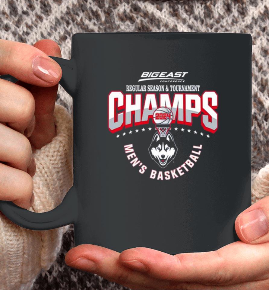 Uconn Ncaa Men’s Basketball 2024 Big East Tournament Champions – Coffee Mug
