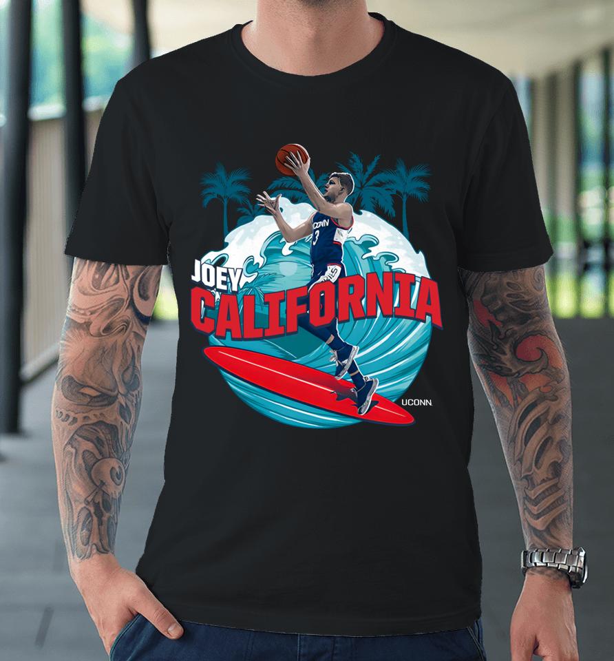 Uconn Ncaa Men's Basketball Joey Calcaterra Joey California Premium T-Shirt