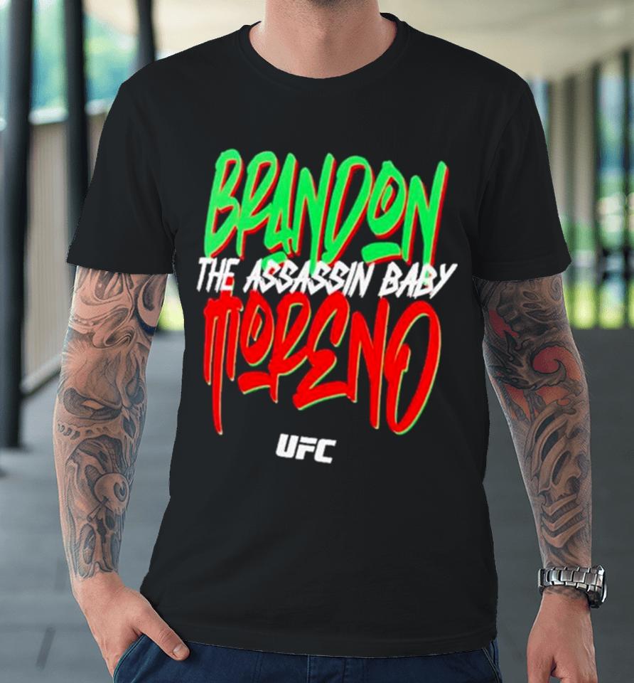 Ufc Merch Brandon Moreno Heather Gray Fanatics Branded The Assassin Baby Premium T-Shirt