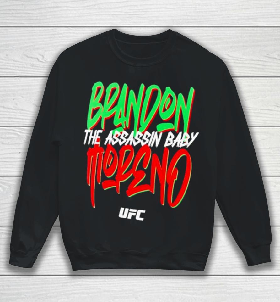 Ufc Merch Brandon Moreno Heather Gray Fanatics Branded The Assassin Baby Sweatshirt