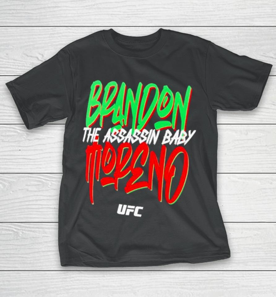 Ufc Merch Brandon Moreno Heather Gray Fanatics Branded The Assassin Baby T-Shirt