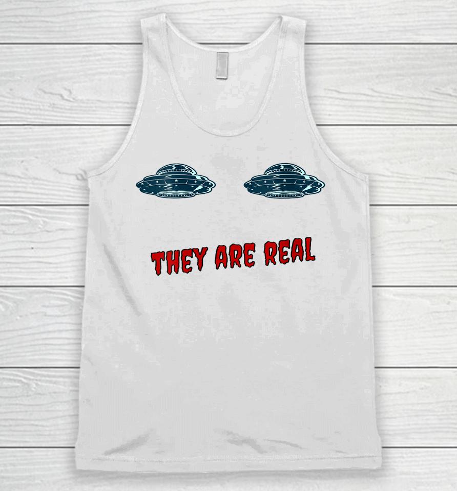 Ufo Boobs They Are Real Unisex Tank Top