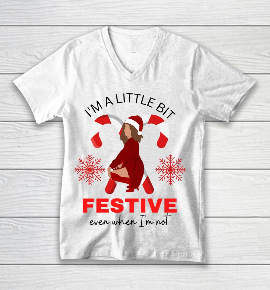 Ugly Christmas Sweater - Alexis Schitt's Creek Unisex V-Neck T-Shirt