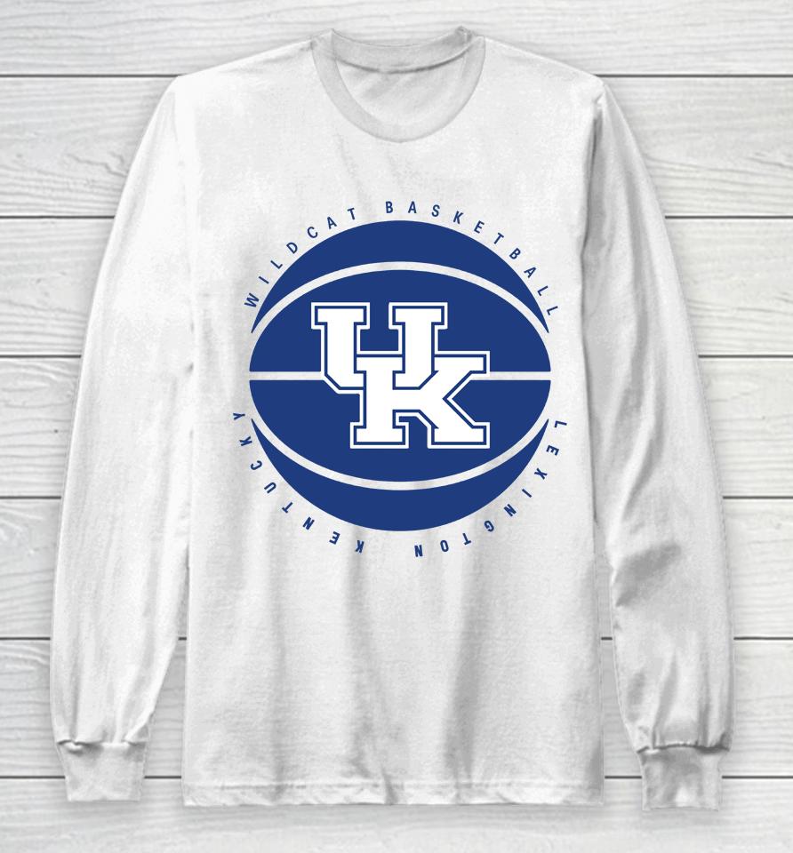 Uk Team Shop Kentucky Wildcats Basketball Long Sleeve T-Shirt