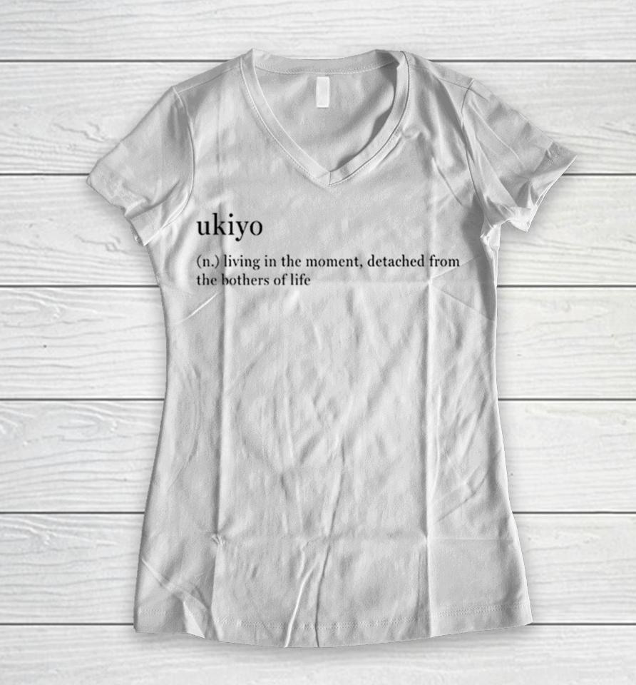 Ukiyo Definition Women V-Neck T-Shirt