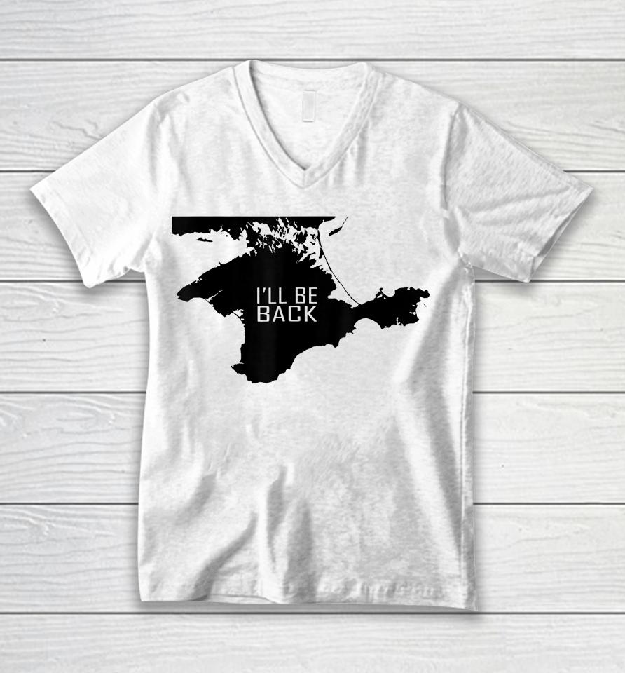 Ukraine Crimea I'll Be Back Unisex V-Neck T-Shirt
