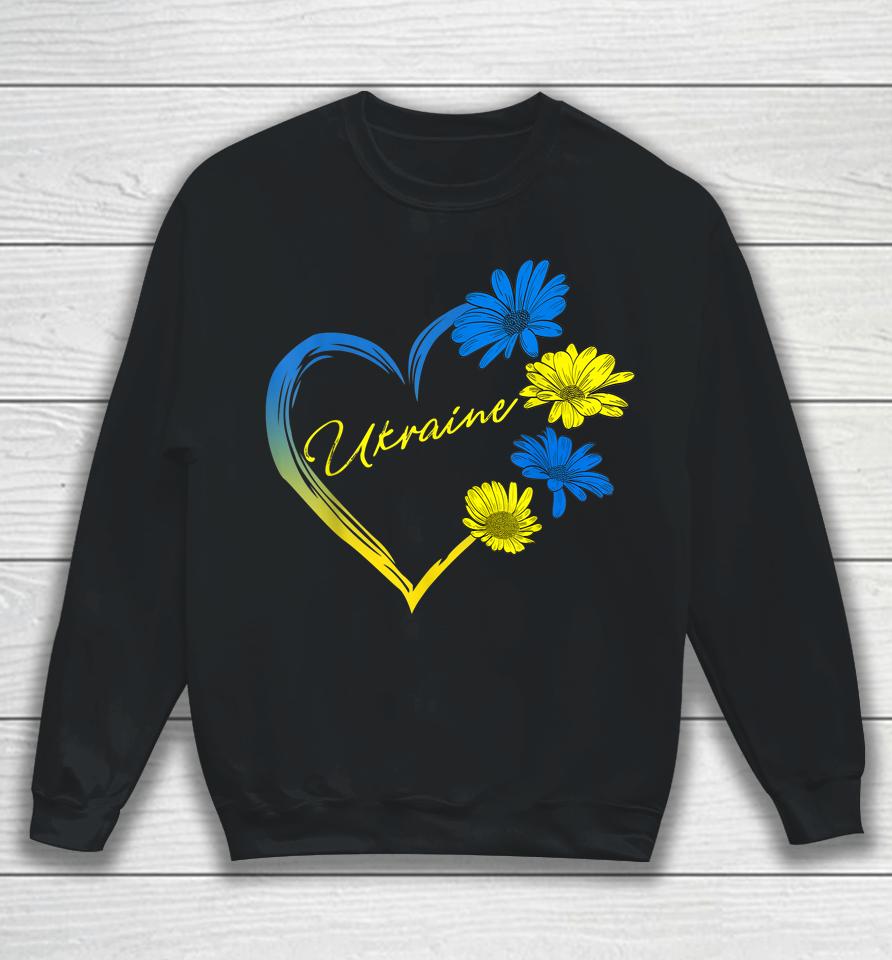 Ukraine Flag Sunflower Vintage Ukraine Sweatshirt