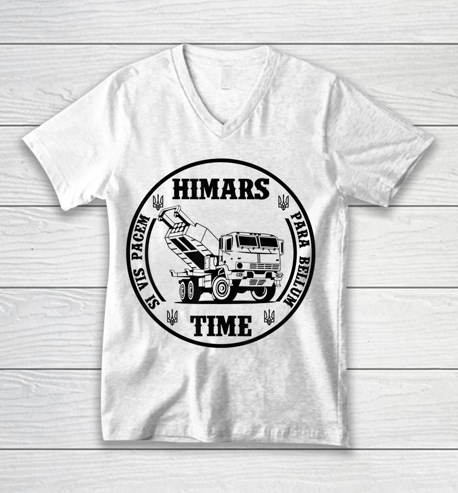 Ukraine Himars Time Unisex V-Neck T-Shirt