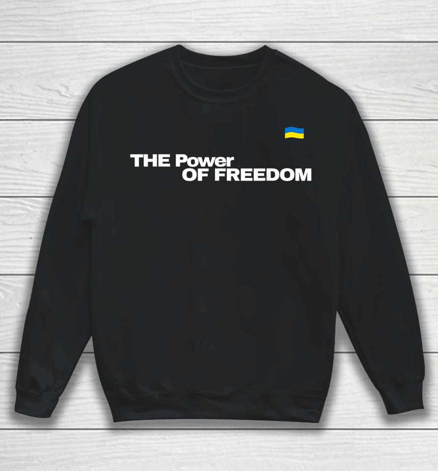 Ukrainian Zelensky Ukraine Flag - The Power Of Freedom Sweatshirt