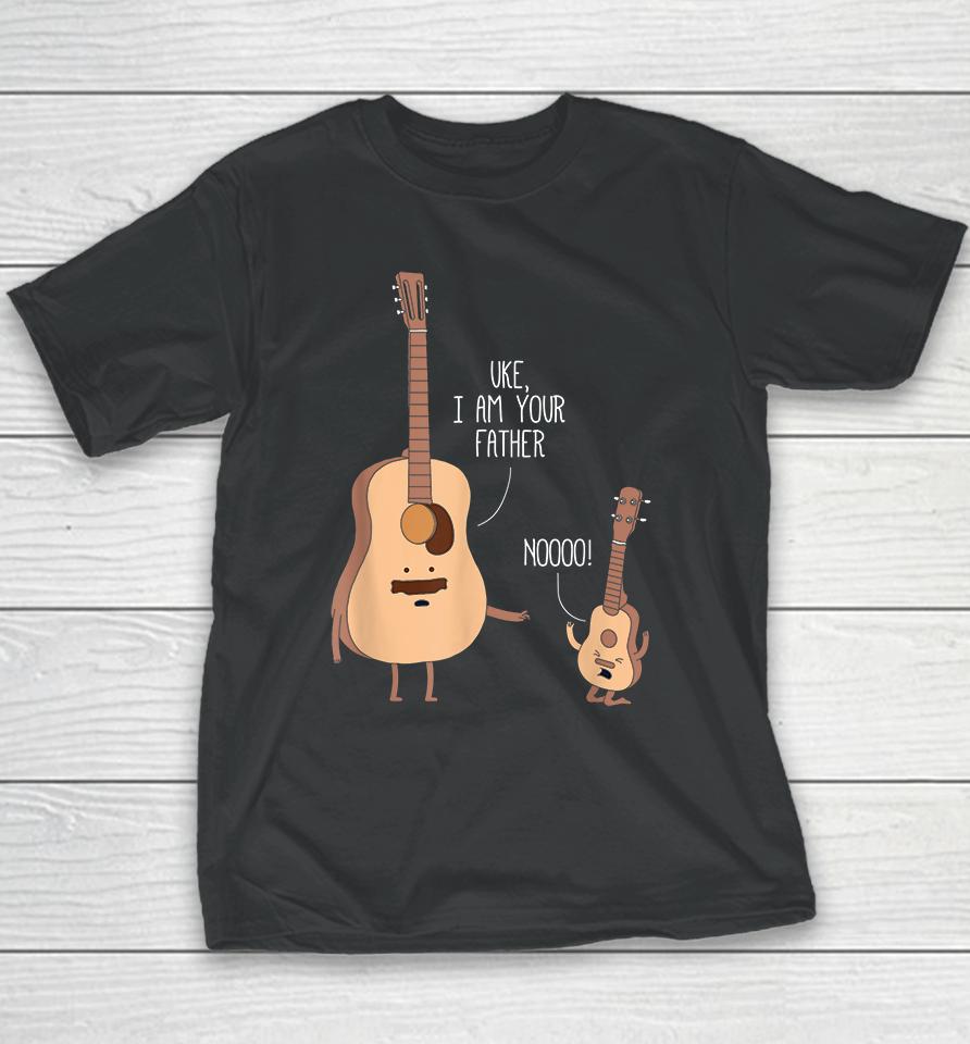 Ukulele &Amp; Guitar Uke I Am Your Father Youth T-Shirt