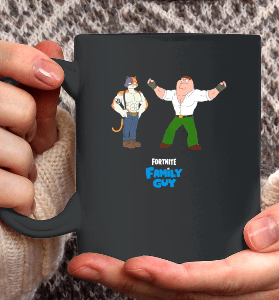 Ultimate Cat Skin Meowscles And Peter Griffin Fortnite Game New Characters Funny Coffee Mug