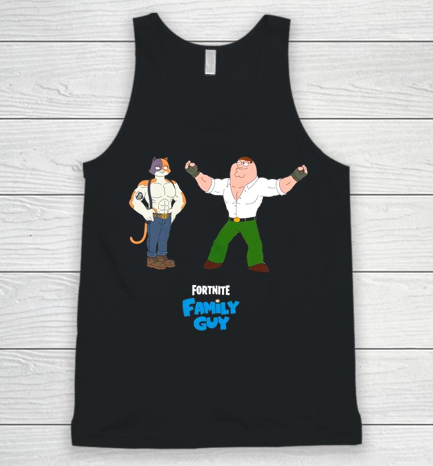 Ultimate Cat Skin Meowscles And Peter Griffin Fortnite Game New Characters Funny Unisex Tank Top