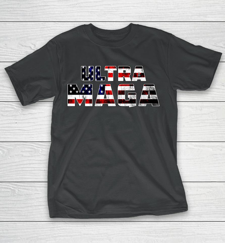 Ultra Maga Donald Trump Joe Biden Republican America T-Shirt