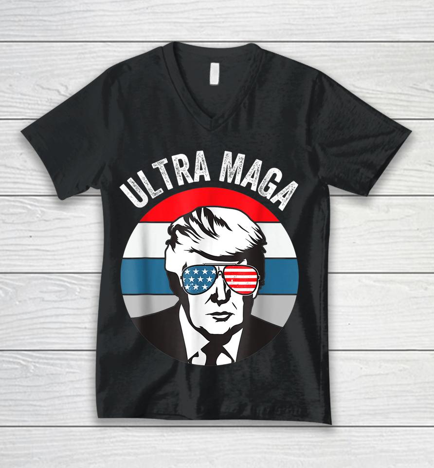 Ultra Maga Trump Unisex V-Neck T-Shirt