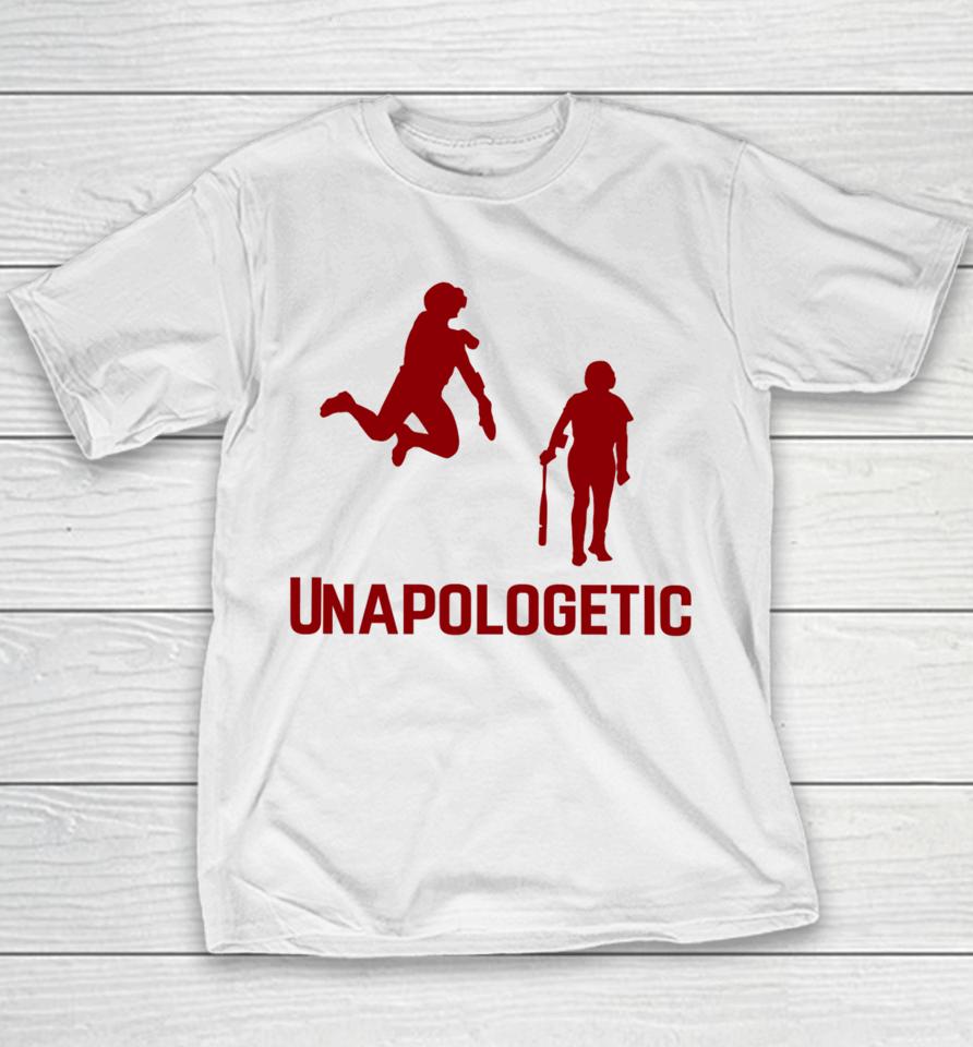 Unapologetic Ou Softball Youth T-Shirt