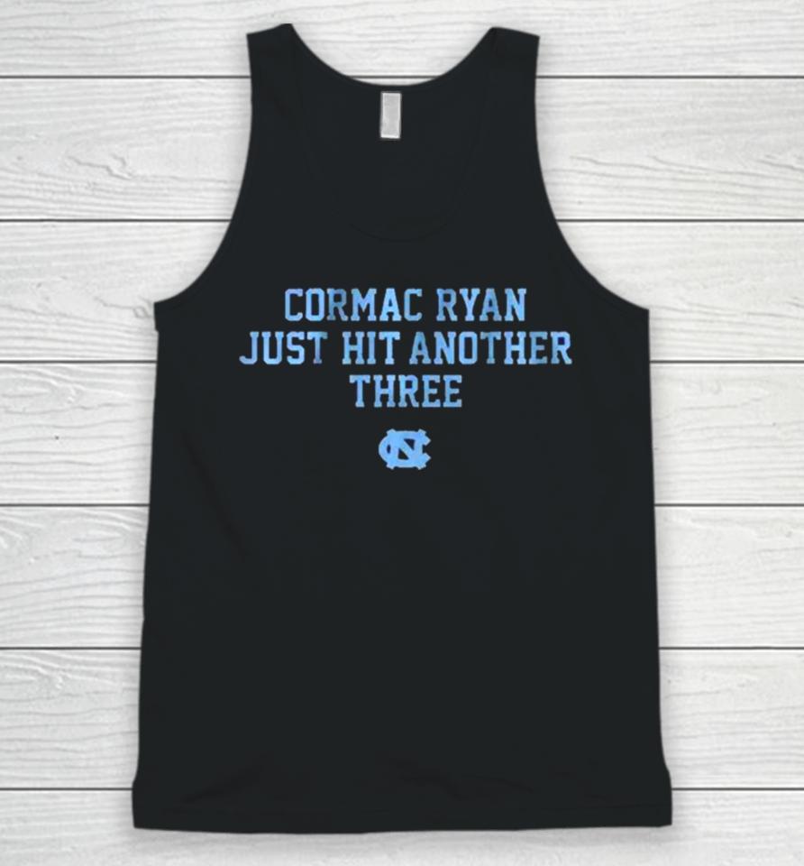 Unc Basketball Cormac Ryan Just Hit Another Three Unisex Tank Top