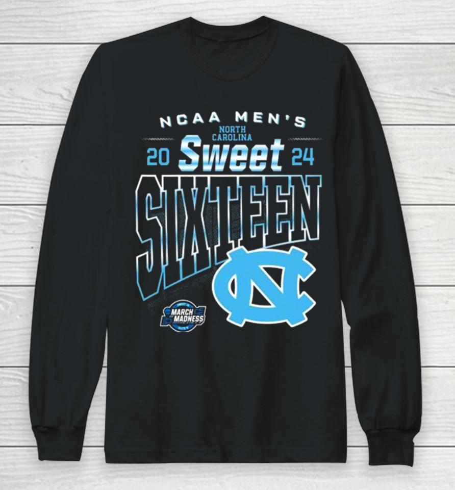 Unc Mbb 2024 Sweet Sixteen Ncaa Basketball Long Sleeve T-Shirt