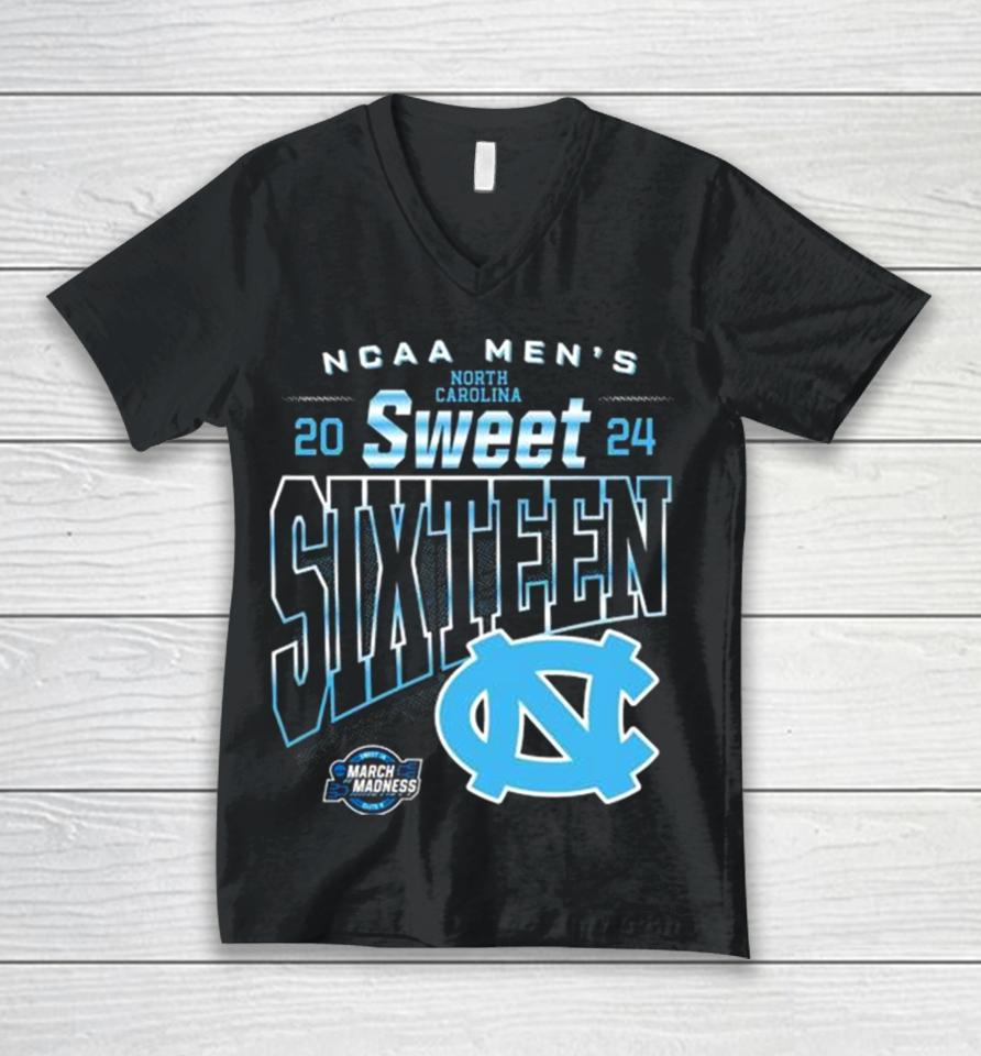 Unc Mbb 2024 Sweet Sixteen Ncaa Basketball Unisex V-Neck T-Shirt