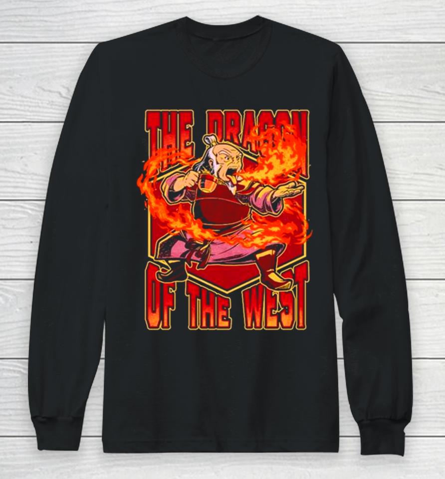 Uncle Iroh Avatar Drinking The Dragon Of The West Long Sleeve T-Shirt