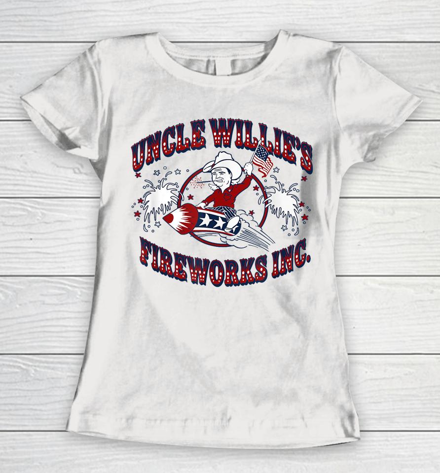 Uncle Willies Firework Inc Women T-Shirt