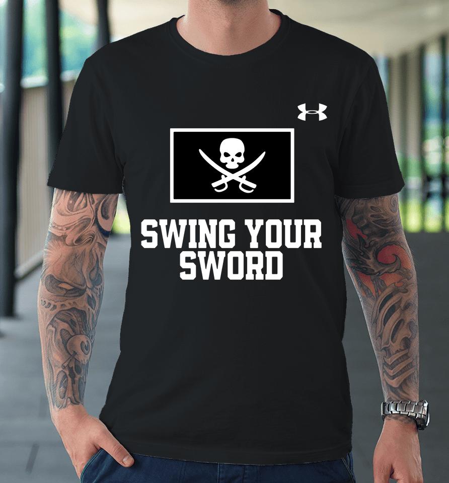 Under Armour Mike Leach Swing Your Sword Premium T-Shirt