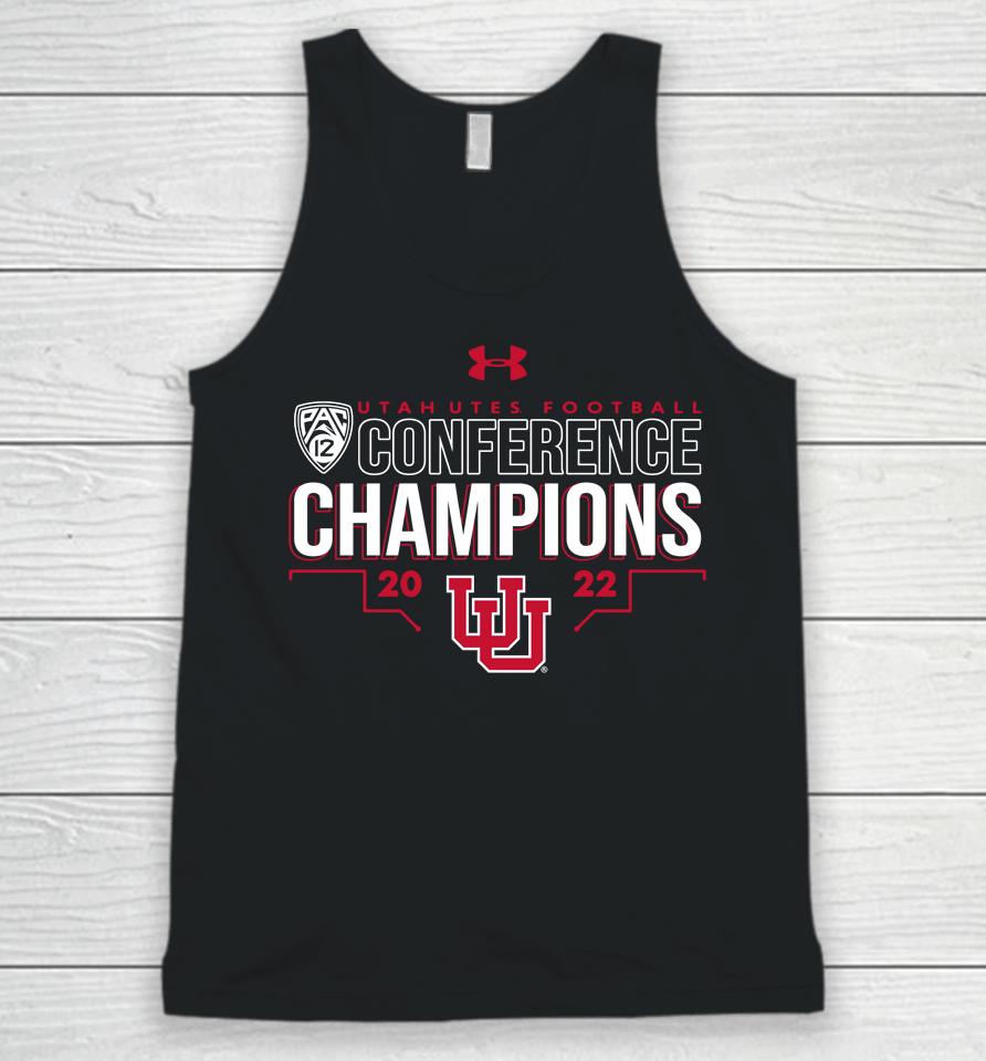 Under Armour Utah Utes Football 2022 Pac-12 Conference Champions Unisex Tank Top