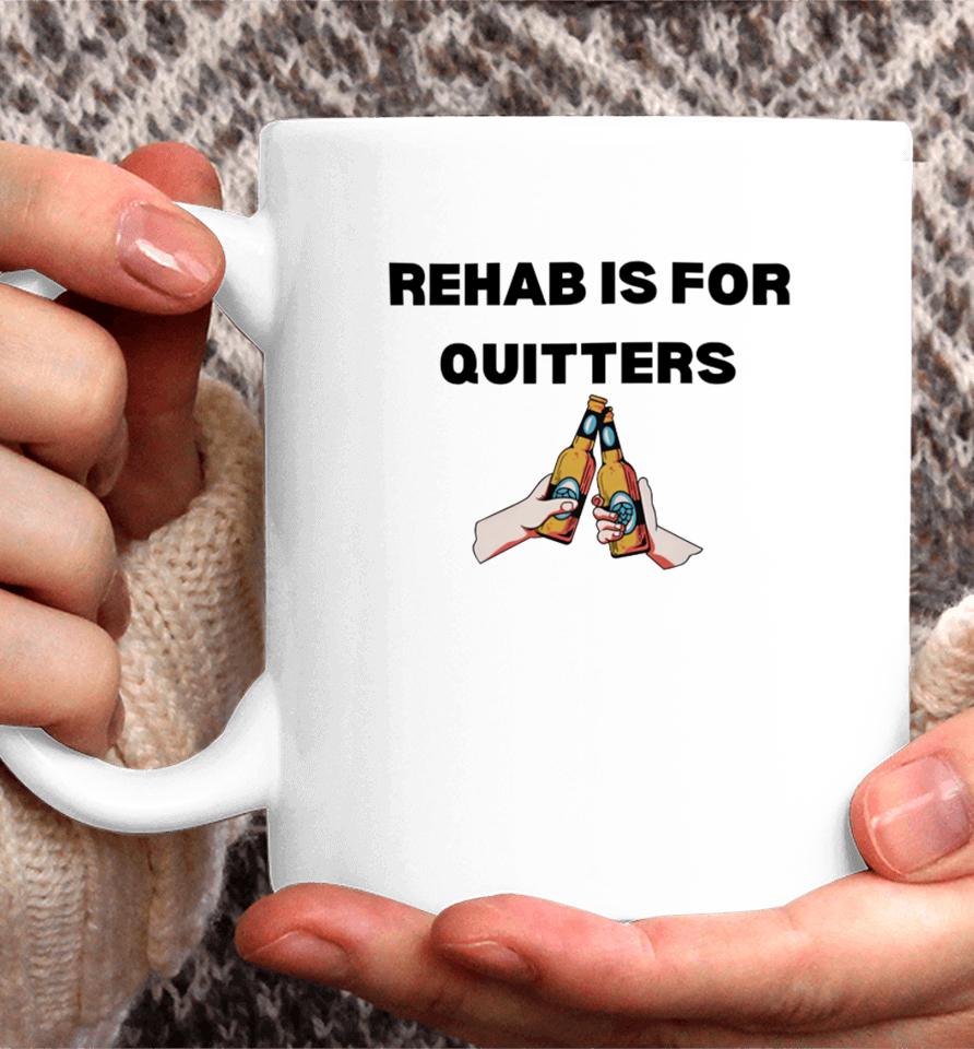 Unethical Threads Rehab Is For Quitters Drinking Coffee Mug