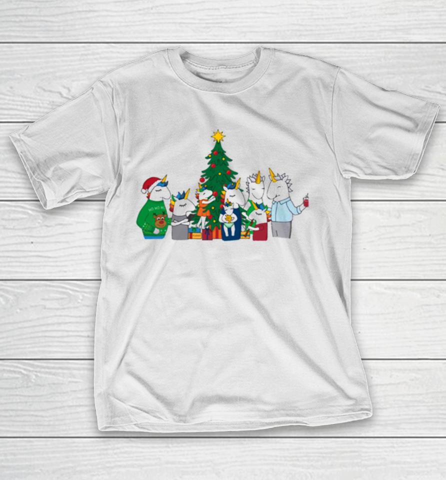 Unicorn Giving Presents T-Shirt