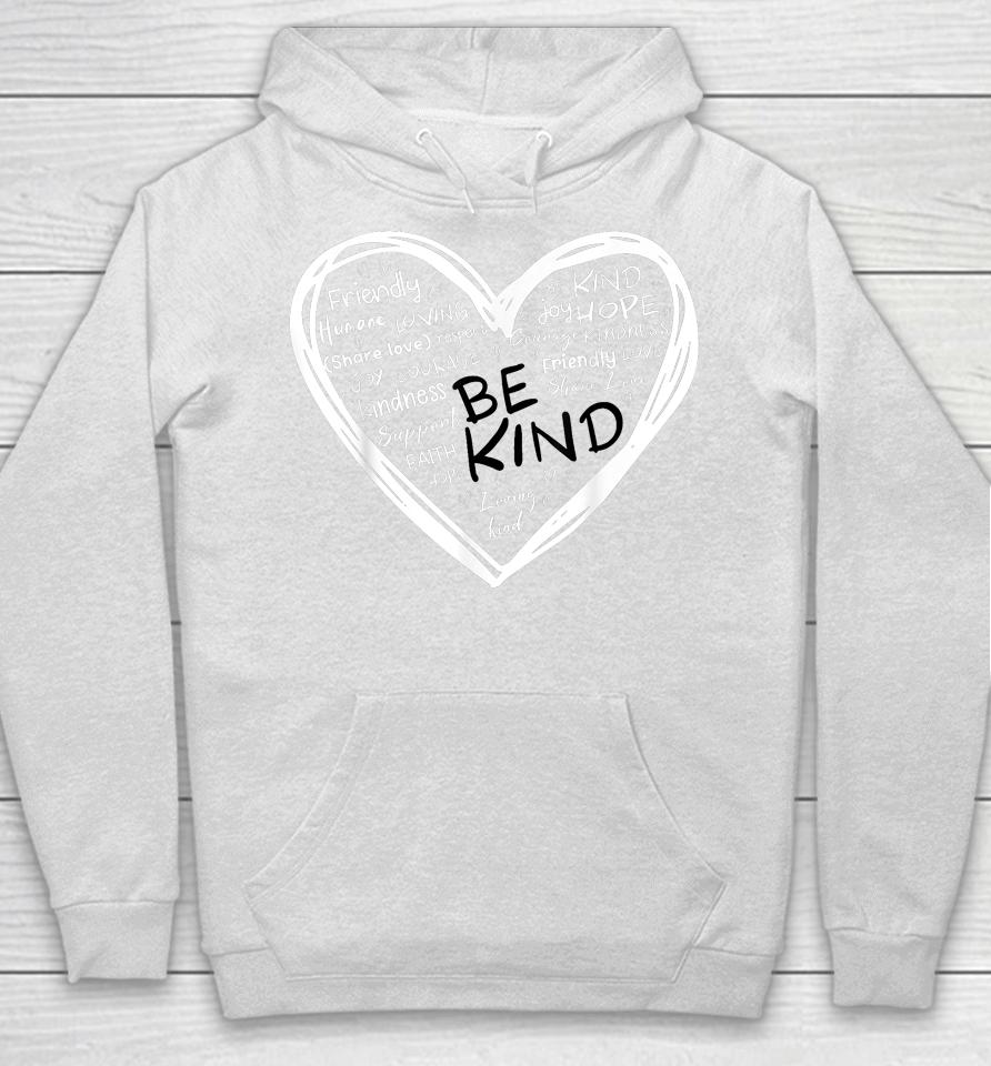 Unity Day Orange Heart Be Kind Anti Bullying Kindness Hoodie