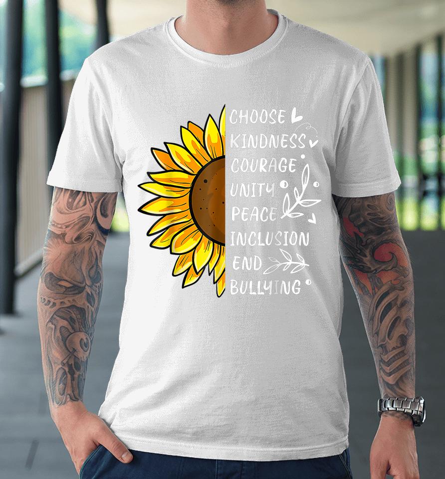 Unity Day Orange Kids 2023 Anti Bullying Sunflower Premium T-Shirt