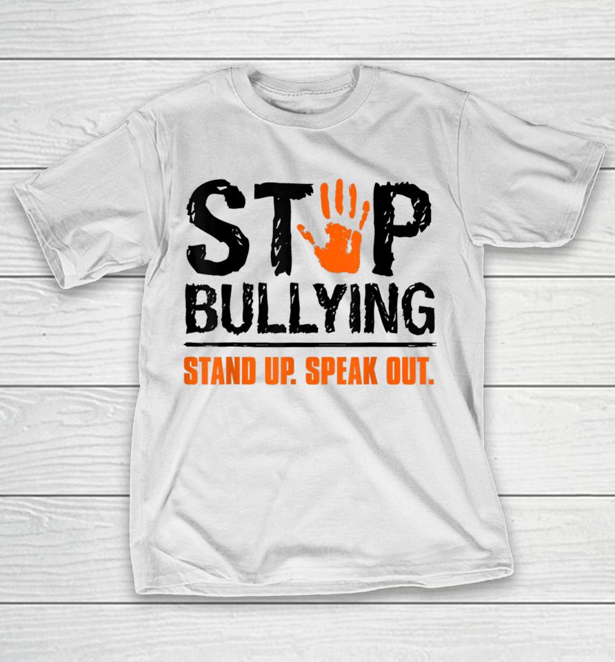 Unity Day Orange T-Shirt Stop Bullying Stand Up Speak Out T-Shirt